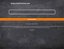 Tablet Screenshot of desperatewhitewives.com